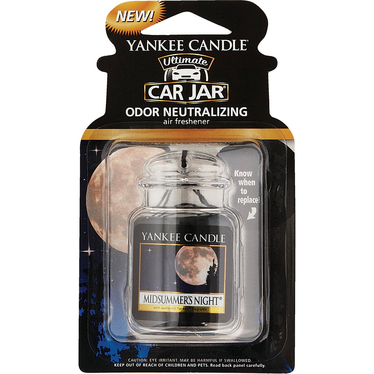 Car Jar Ultimate Air Freshener, Midsummer's Night, 2-3/4" X 3-1/4"
