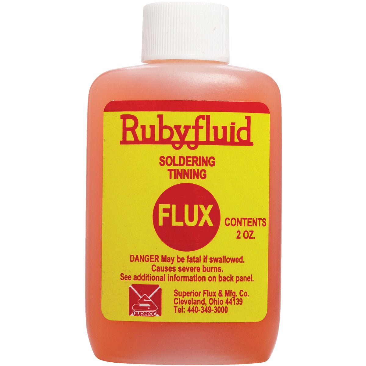 Liquid Rubyfluid Soldering Flux 20 Ounce Model Rfl20z