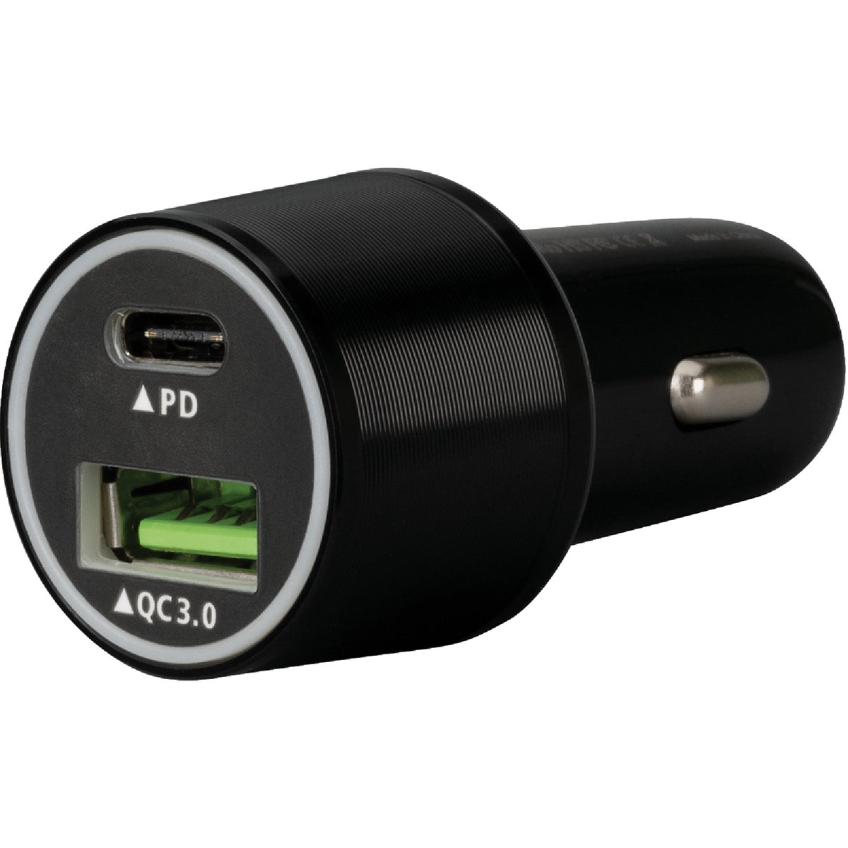 Fast Charge 12v Usb-c Car Charger With Power Delivery And Quick Charge