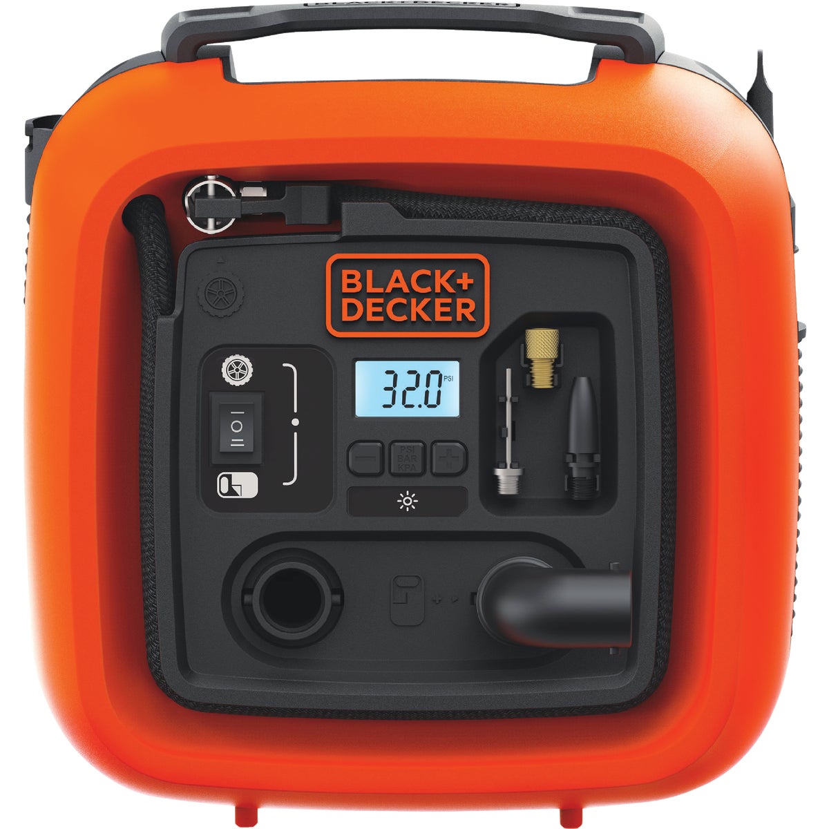 12-volt 160 Psi Portable Electric Inflator With Digital Gauge And Accessories