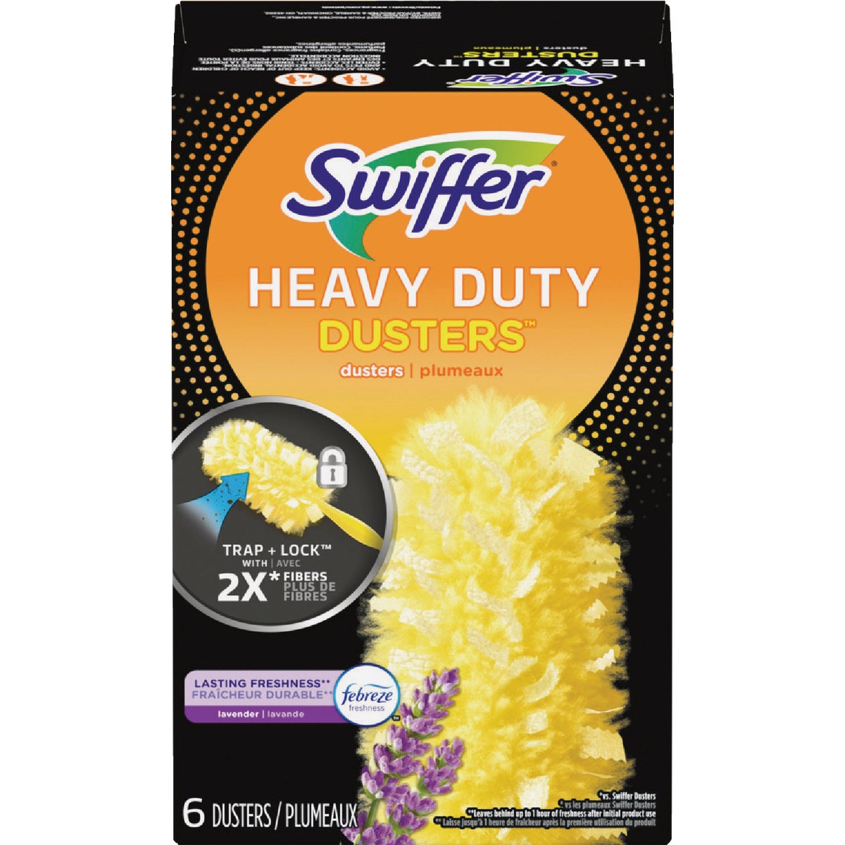 Dusters Lavender Multi-surface Heavy-duty Duster Refill - 6 Count