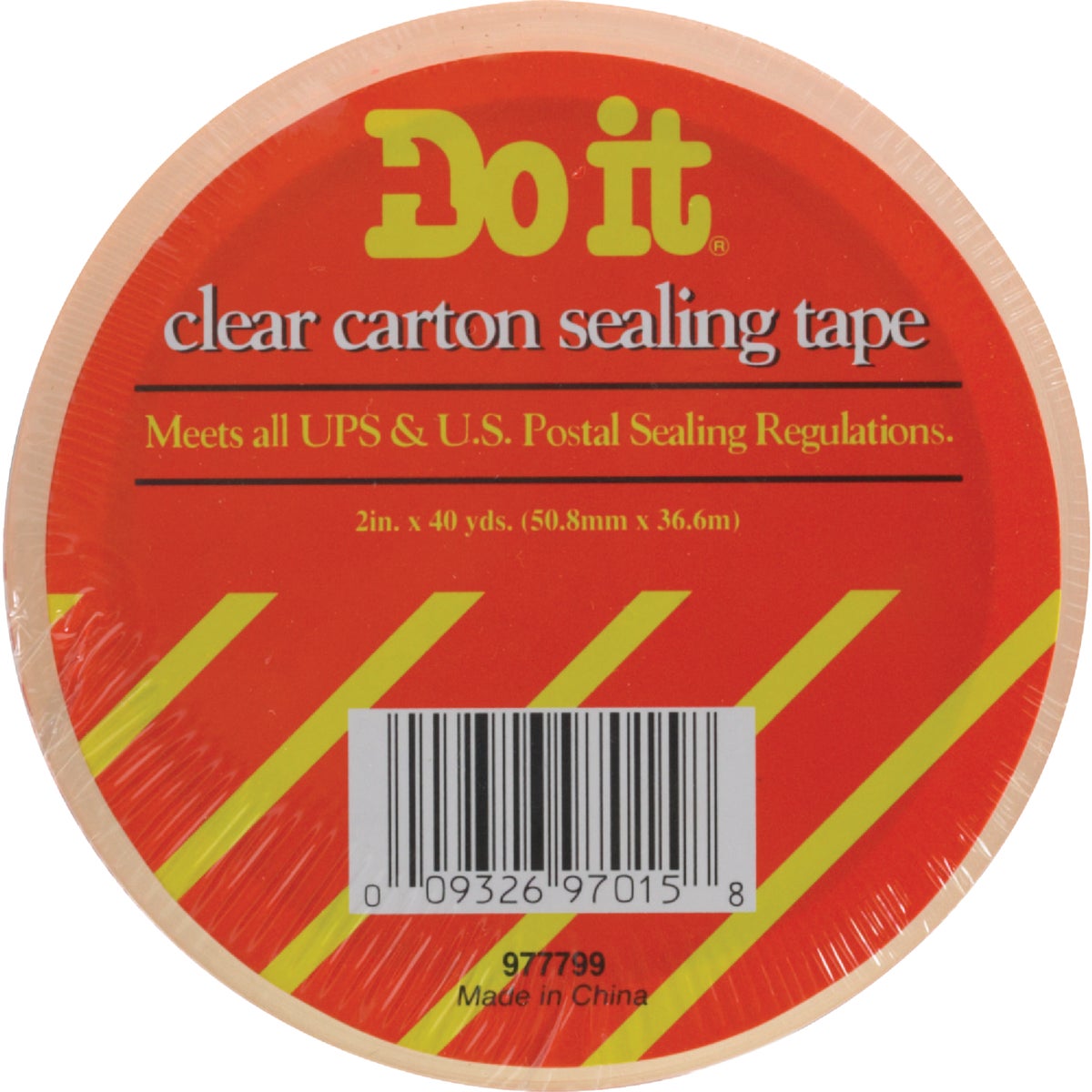 1.88" X 54.6 Yd. Clear Sealing Tape - Weather-resistant Packaging Solution