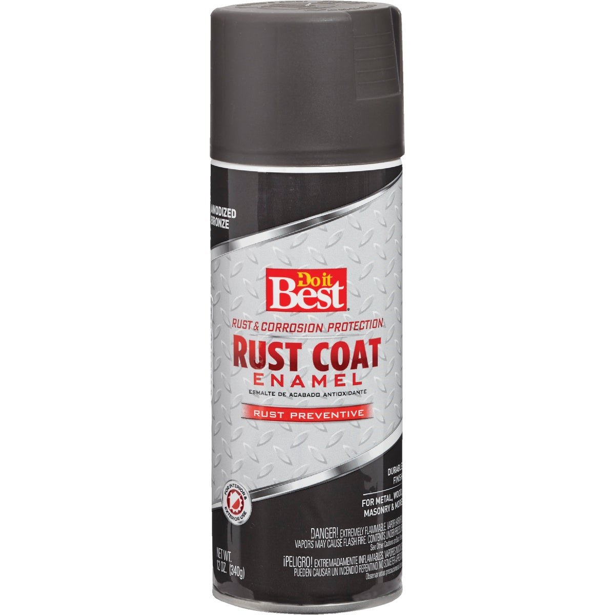 Rust Coat Gloss Anodized Bronze 12 Oz. Anti-rust Spray Paint