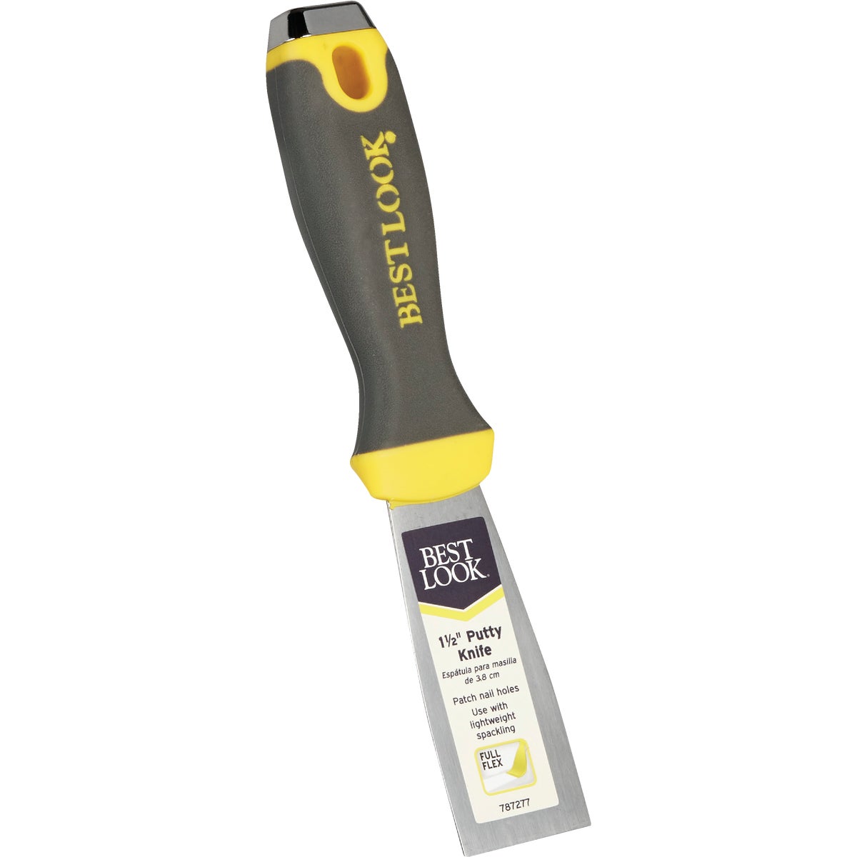 1-1/2 Inch Full Flex Ergonomic Putty Knife With Carbon Steel Blade