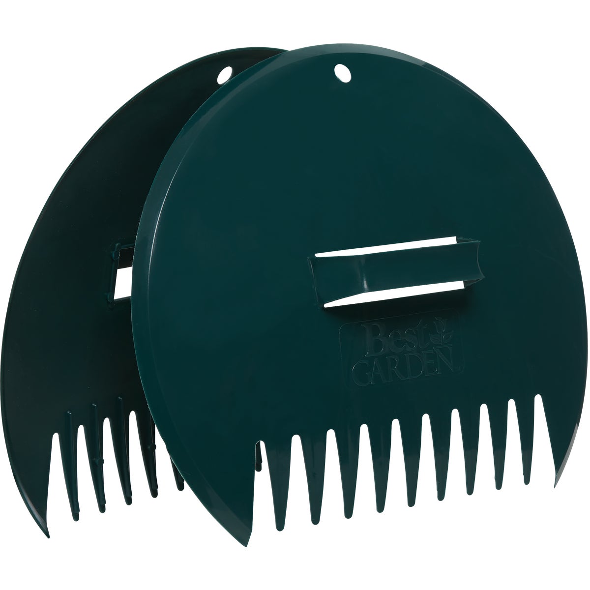 Poly Leaf Scoops - 14.5" Wide, 12.25" High, 11 Tines, 2 Pieces