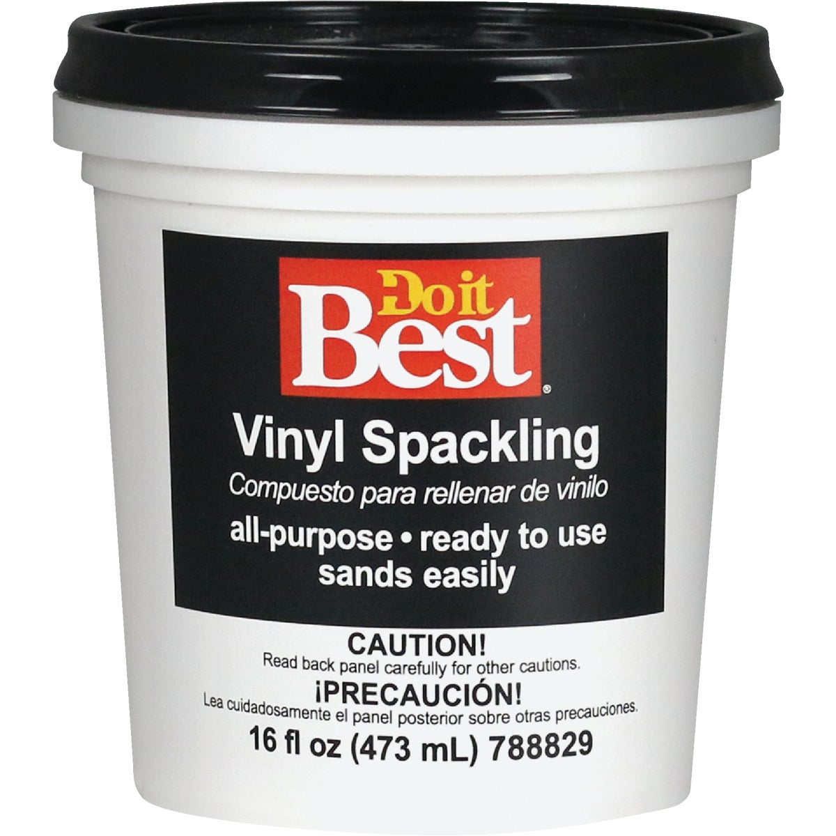 1 Pint General Purpose Vinyl Spackling Paste For Patching And Repair