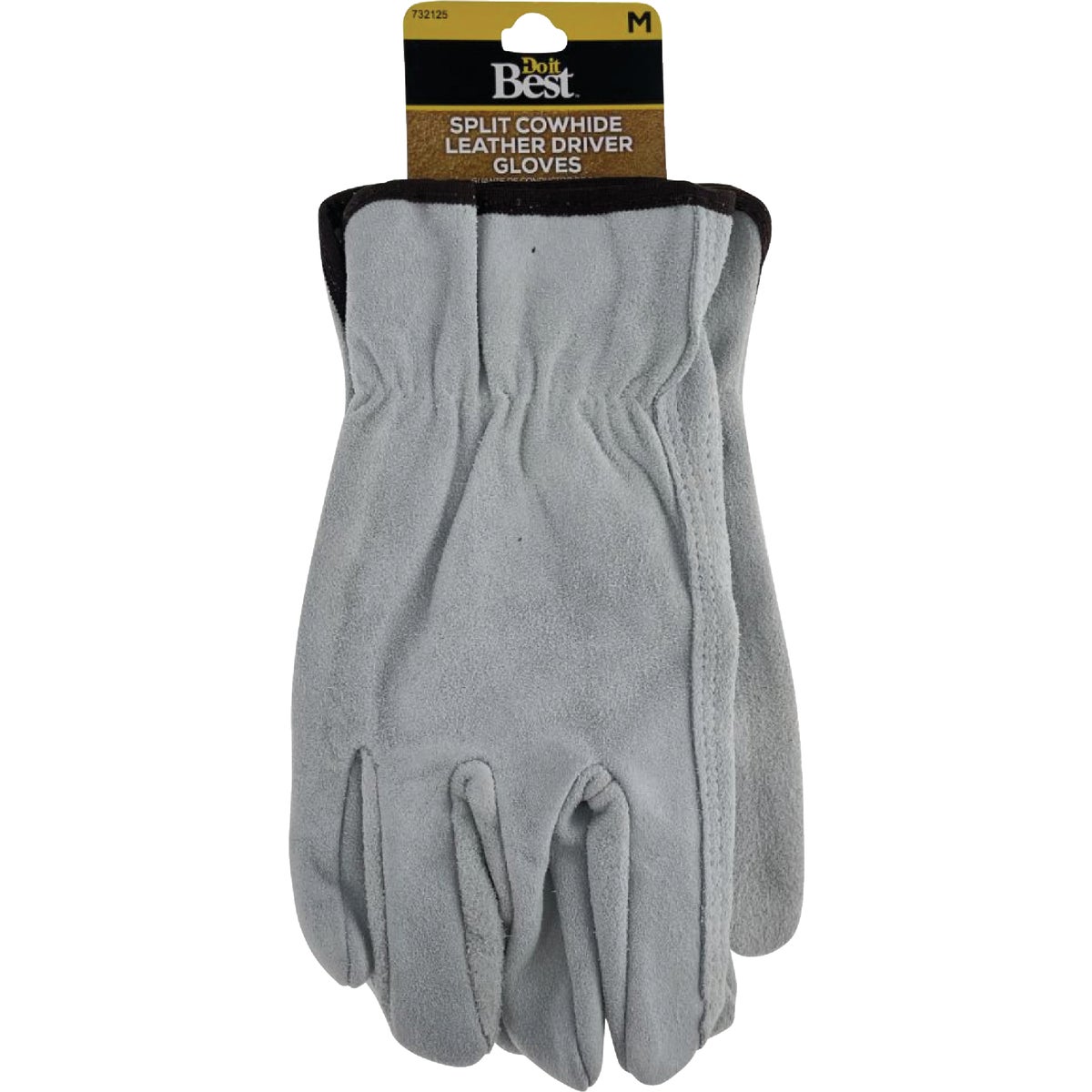 Men's Xl Brushed Suede Leather Work Glove - Durable And Comfortable