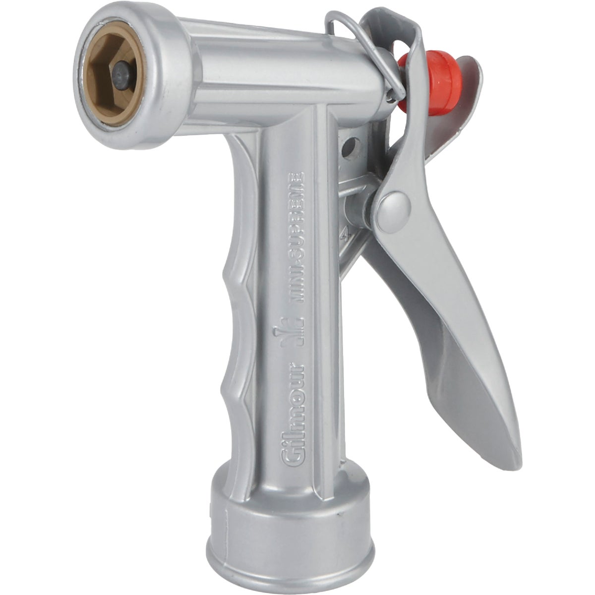 Metal Mid-size Pistol Nozzle With Adjustable Spray And Leak Prevention