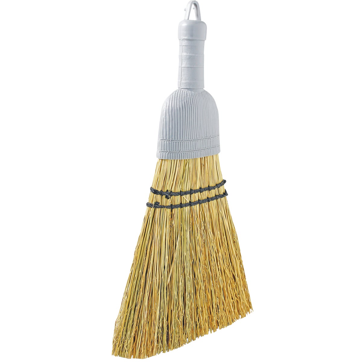 7 Inch Natural Fiber Whisk Broom With Plastic Handle For Quick Clean-up