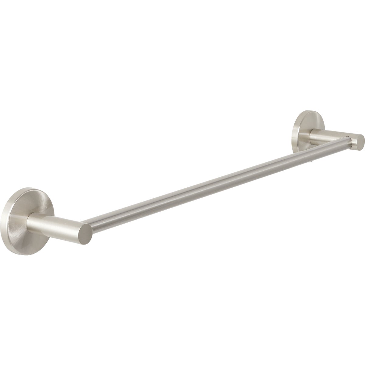 Triton 18 Inch Brushed Nickel Towel Bar With Concealed Mounting Hardware