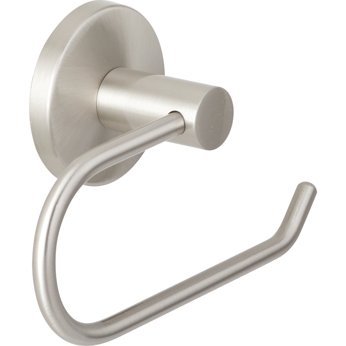 Triton Brushed Nickel Single Post Wall Mount Toilet Paper Holder - Modern Design
