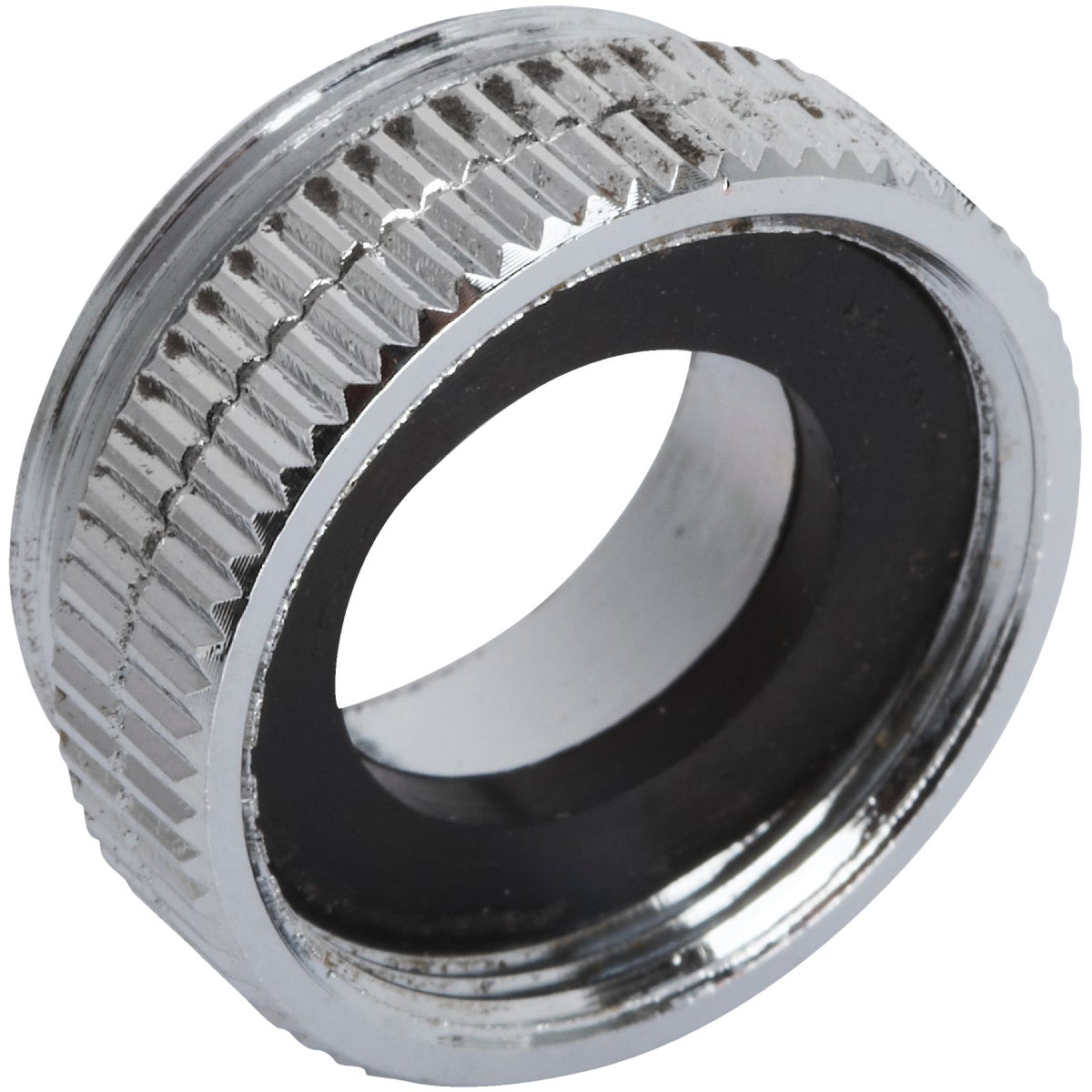 13/16 In.-27 Female X 55/64 In.-27 Male Chrome-plated Aerator Faucet Adapter