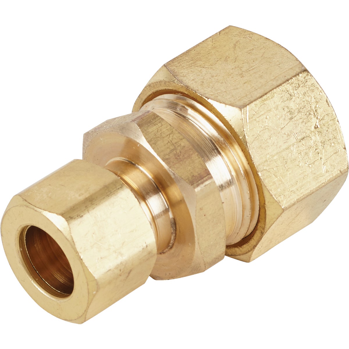 5/8 In. Od X 3/8 In. Od Brass Compression Reducing Union Fitting