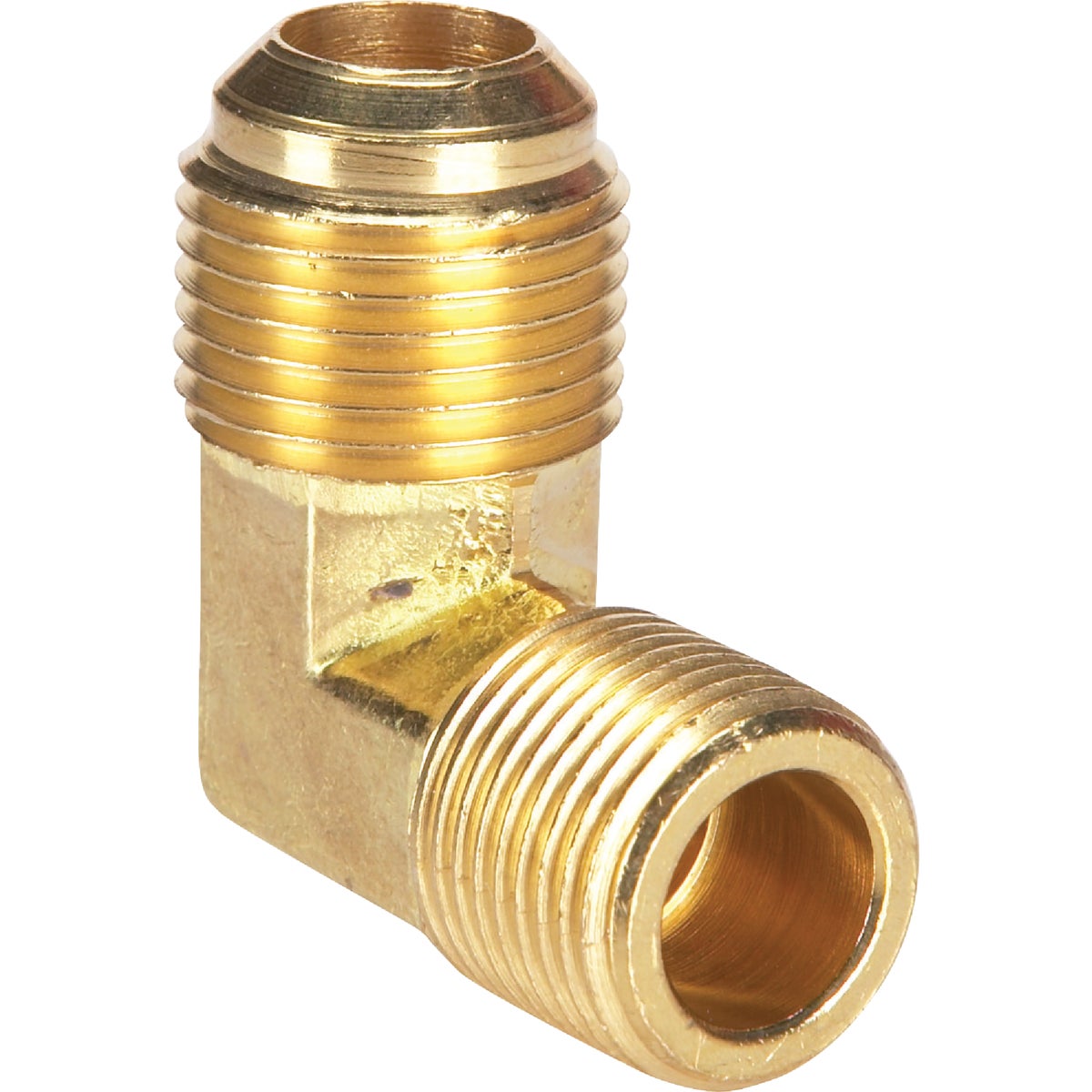 1/2 In. X 3/8 In. Mip 90 Degree Flare Brass Elbow Fitting