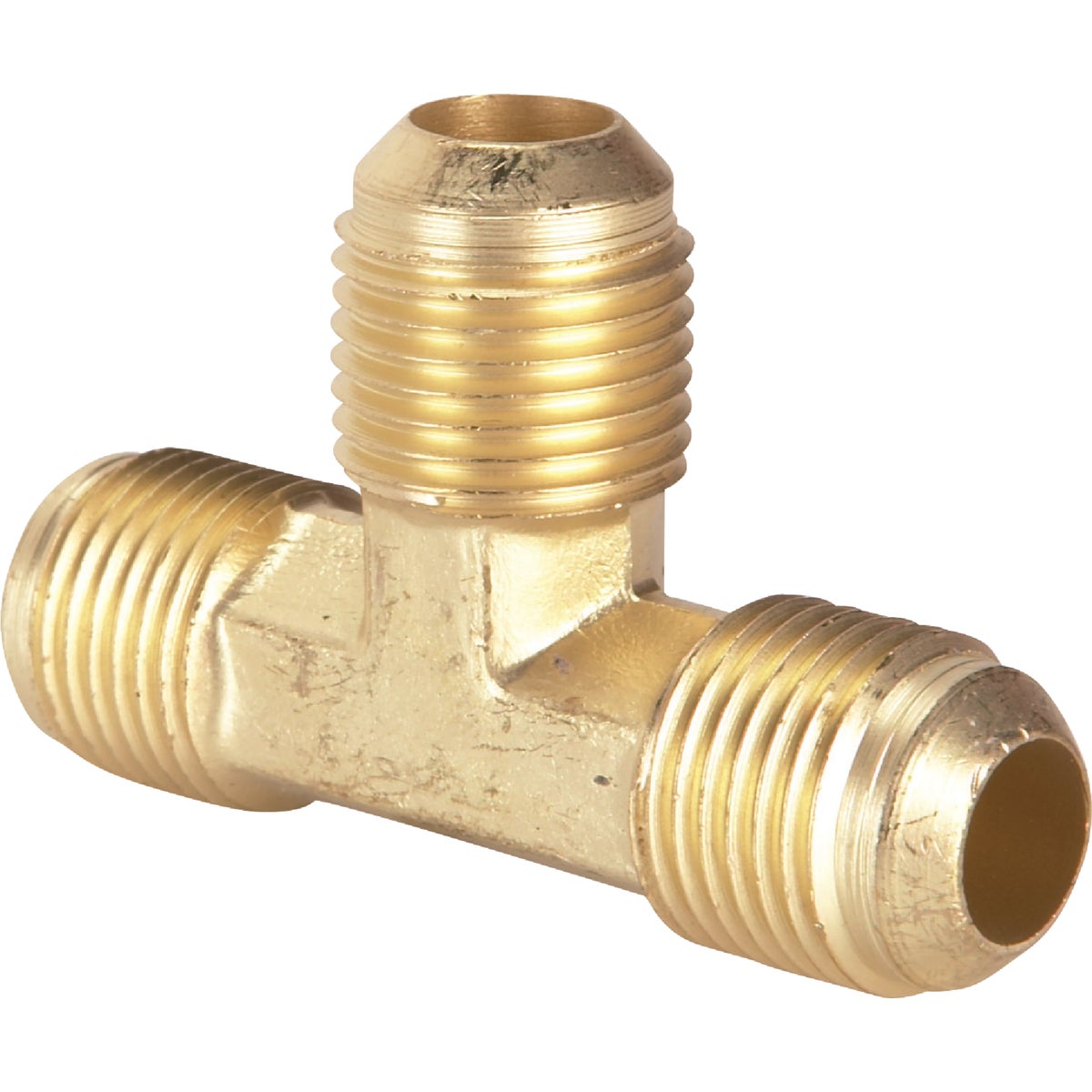 3/8 Inch Flare Brass Tee Fitting - Model 458720