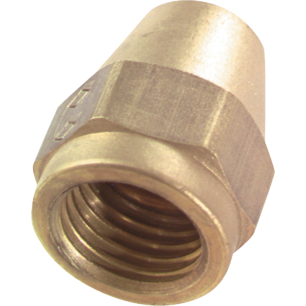 1/2 Inch Brass Low Lead Short Flare Nut - Durable And Reliable Plumbing Fitting