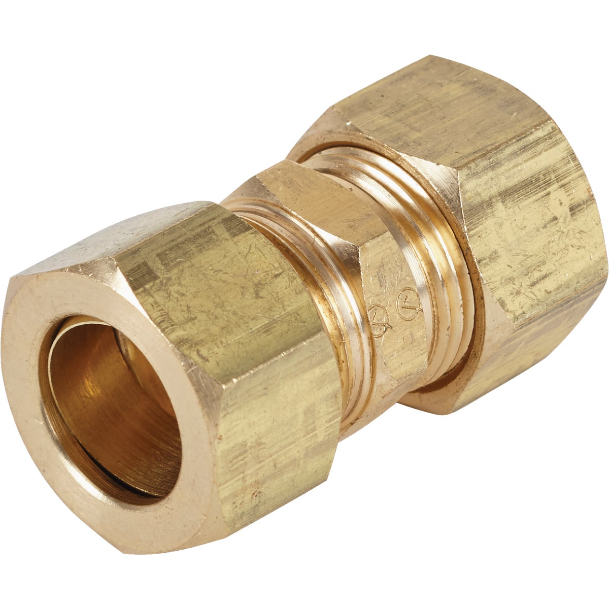 5/8 Inch Brass Compression Low Lead Union Pipe Fitting