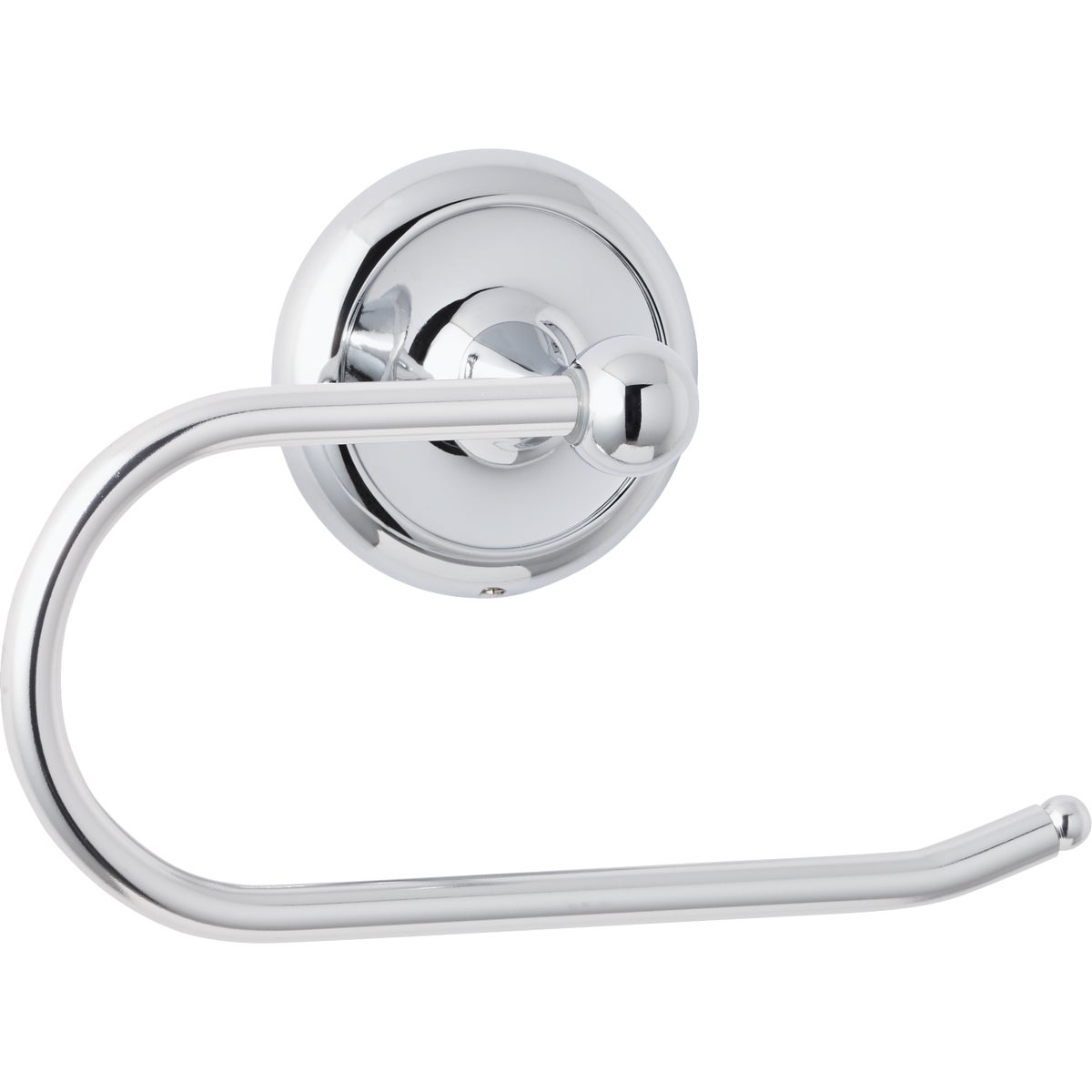 Aria Polished Chrome Single Post Wall Mount Toilet Paper Holder