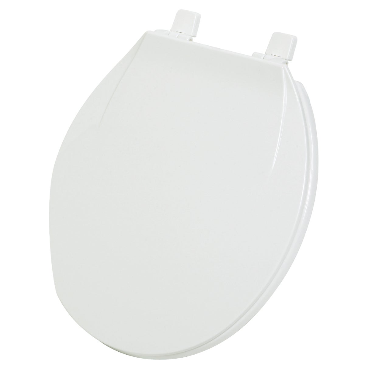Round Closed Front White Plastic Toilet Seat - Model 445352