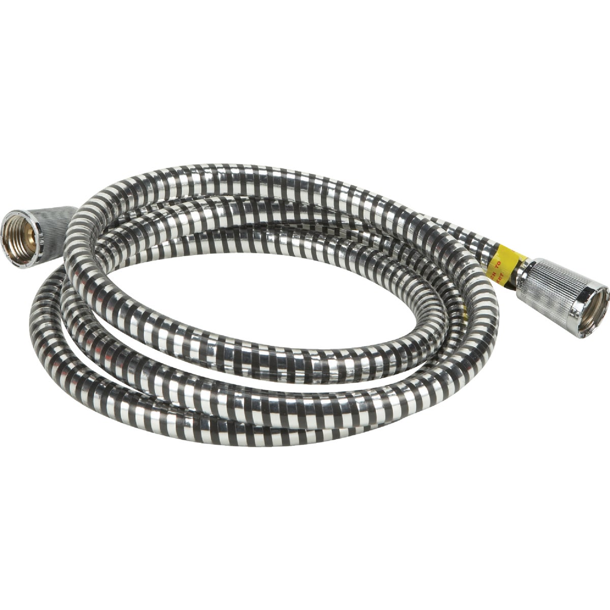 Chrome 72-inch Anti-twist Shower Hose With Vacuum Breaker