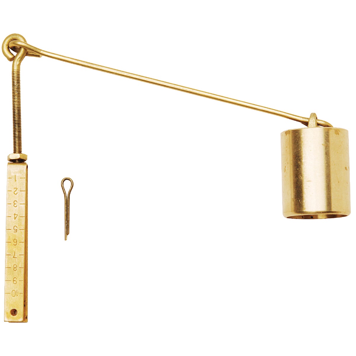 Brass Bath Drain Linkage Assembly With 6" Eye Wire For Trip Lever
