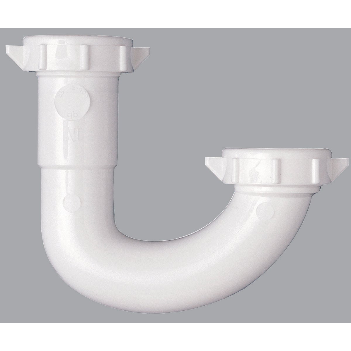 1-1/2 In. Or 1-1/4 In. White Plastic J-bend For Kitchen Sink Drains