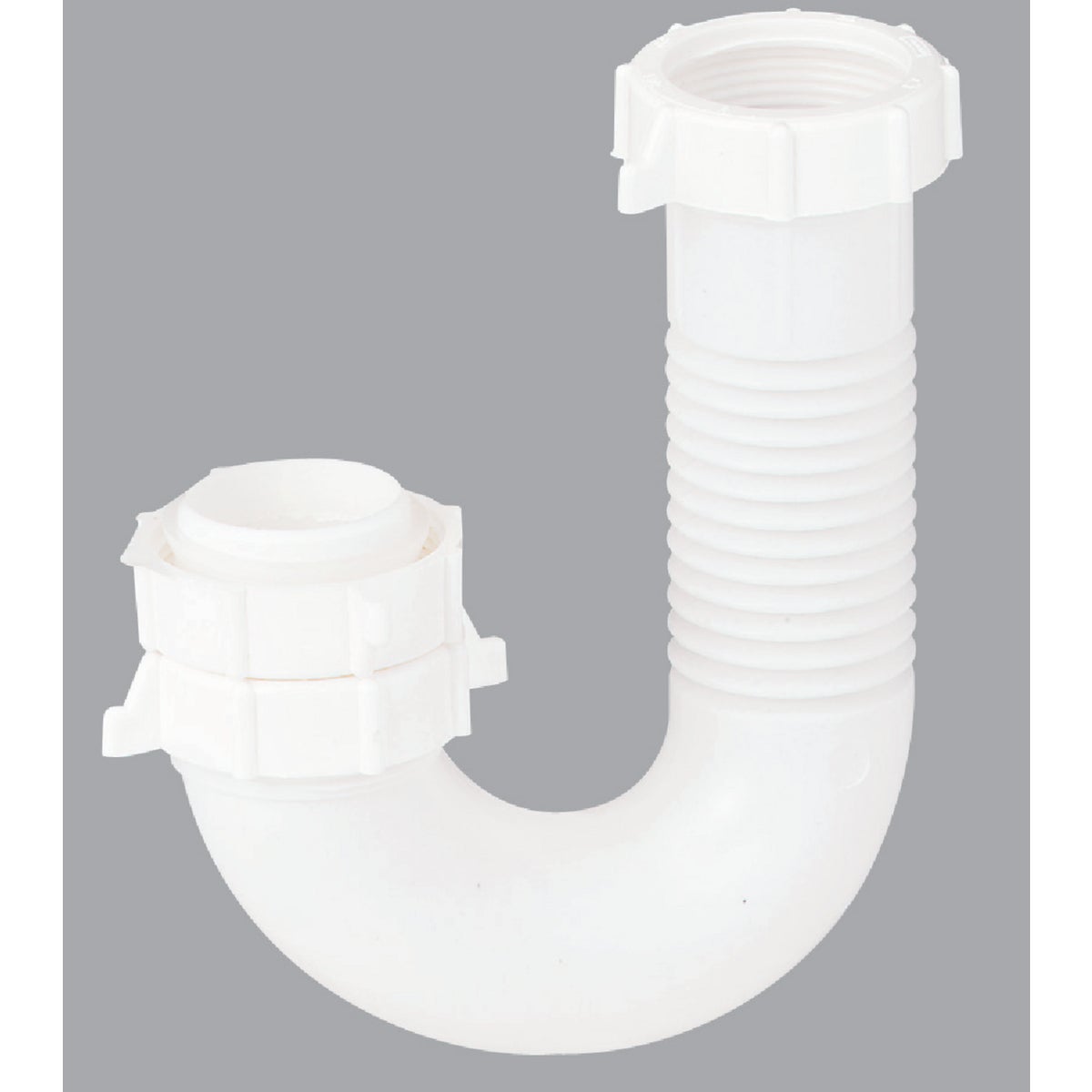 1-1/2 In. Or 1-1/4 In. X 1-1/2 In. Flexible White Plastic J-bend