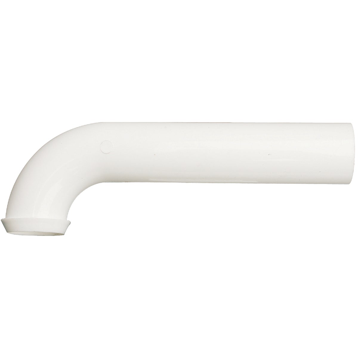 1-1/4 In. X 7 In. White Plastic Wall Tube For Tubular Drain Applications