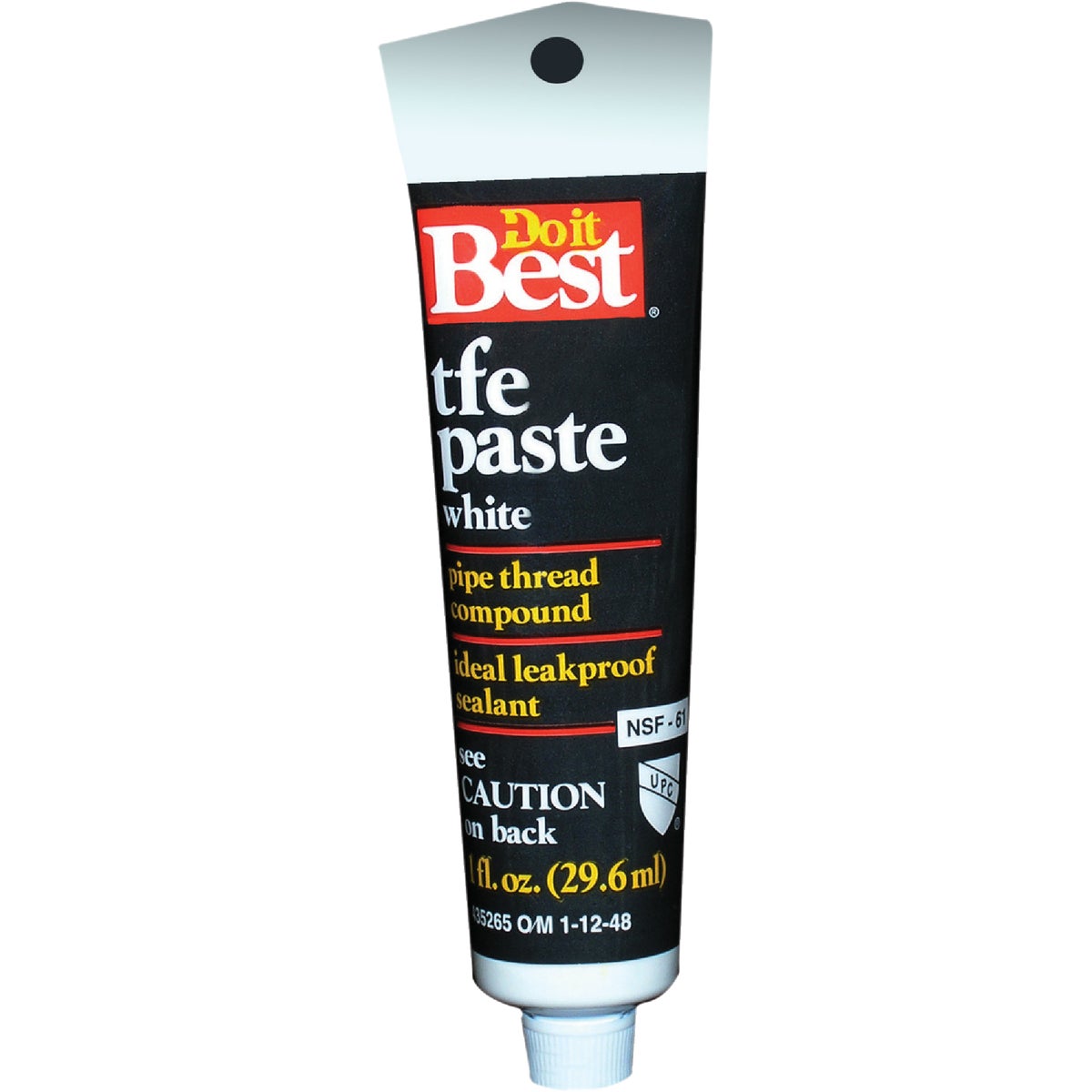 1 Oz. Tube White Tfe Paste - Nonhardening Pipe Thread Sealant
