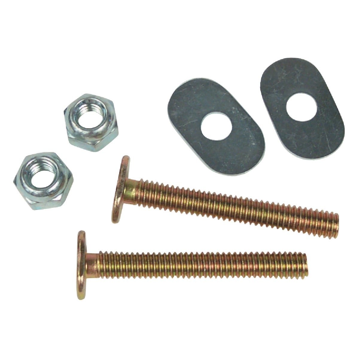 5/16 In. X 2-1/4 In. Heavy-duty Steel Toilet Bolts With Nuts And Washers