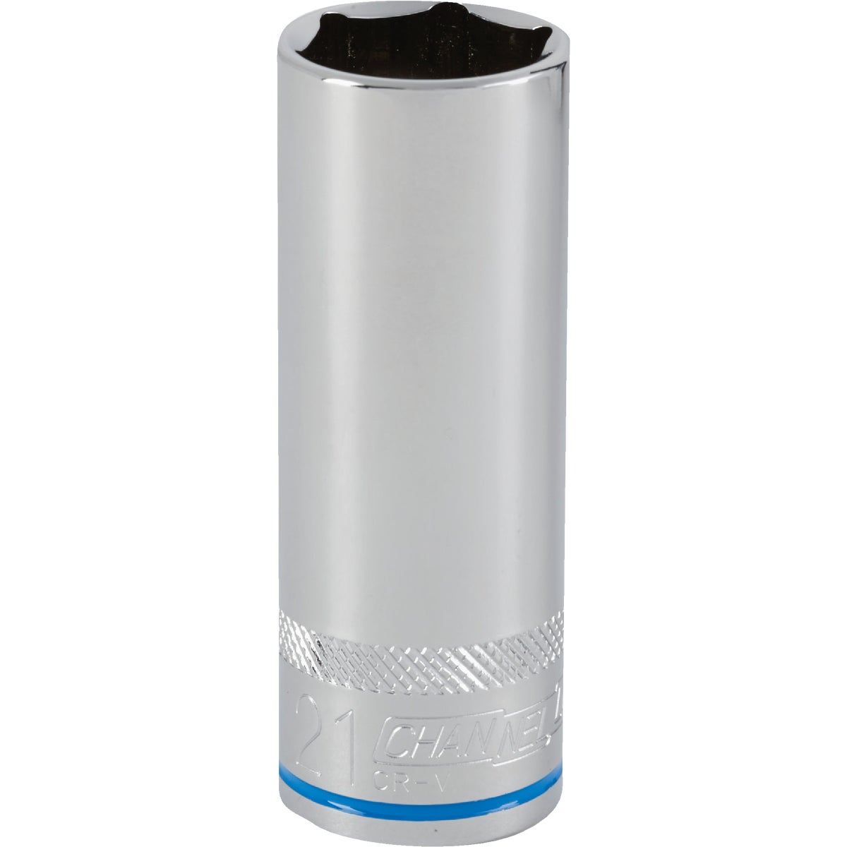 1/2 In. Drive 21 Mm 6-point Deep Metric Socket - Chrome Vanadium Steel