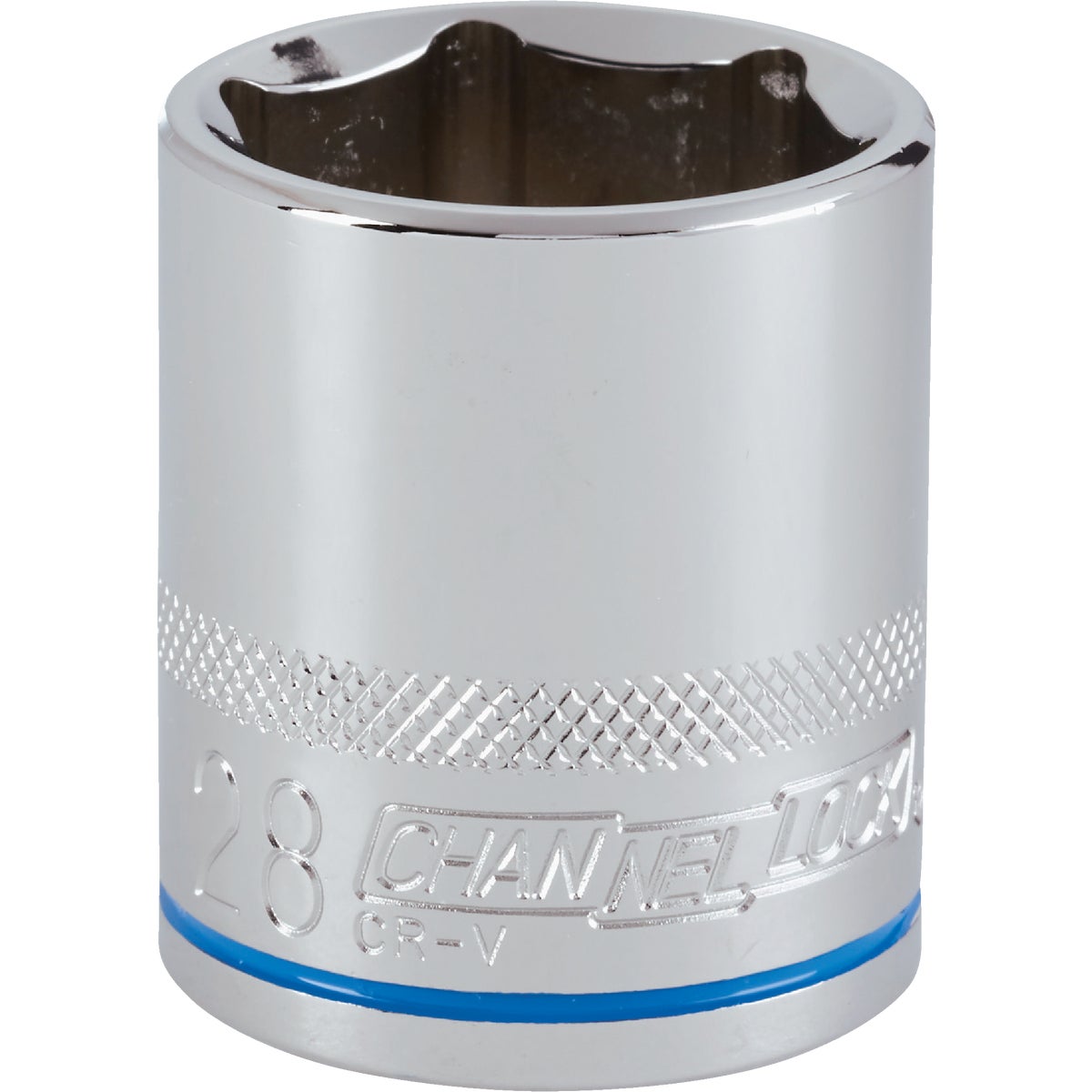 1/2 Inch Drive 28 Mm 6-point Shallow Metric Socket