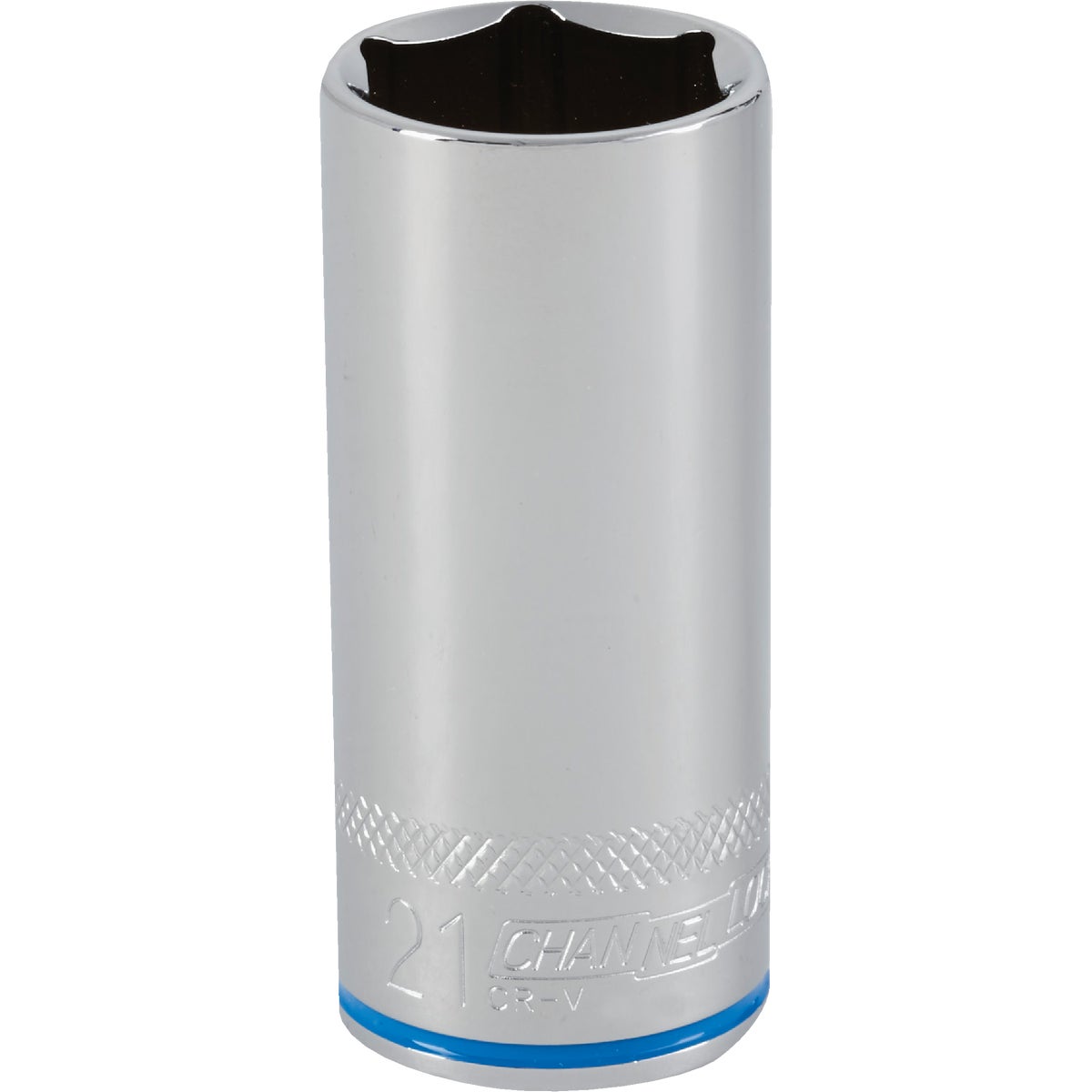3/8 In. Drive 21 Mm 6-point Deep Metric Socket - Chrome Vanadium Steel