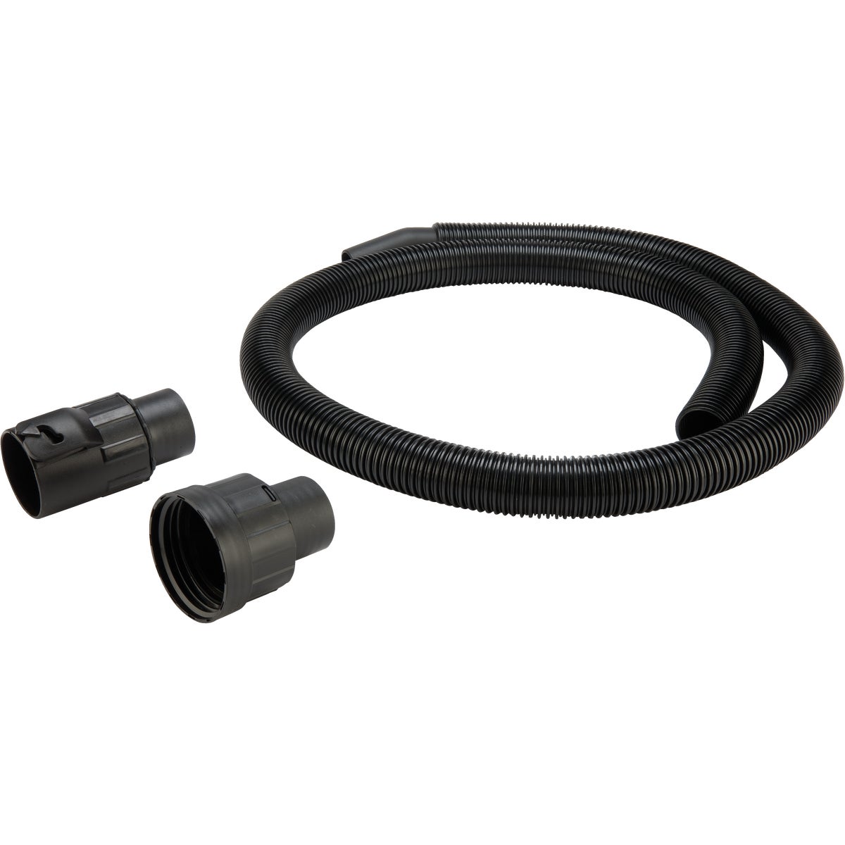 1-1/4 In. Dia. X 6 Ft. L. Black Plastic Wet/dry Vacuum Hose With Adapters