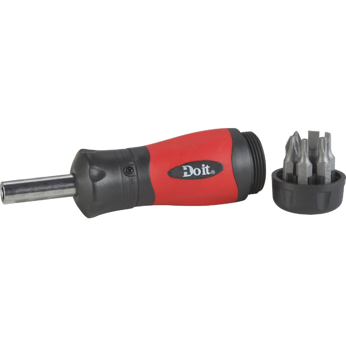 Multi-bit Mini Ratcheting Screwdriver With 6 Precision Bits - Model 300284
