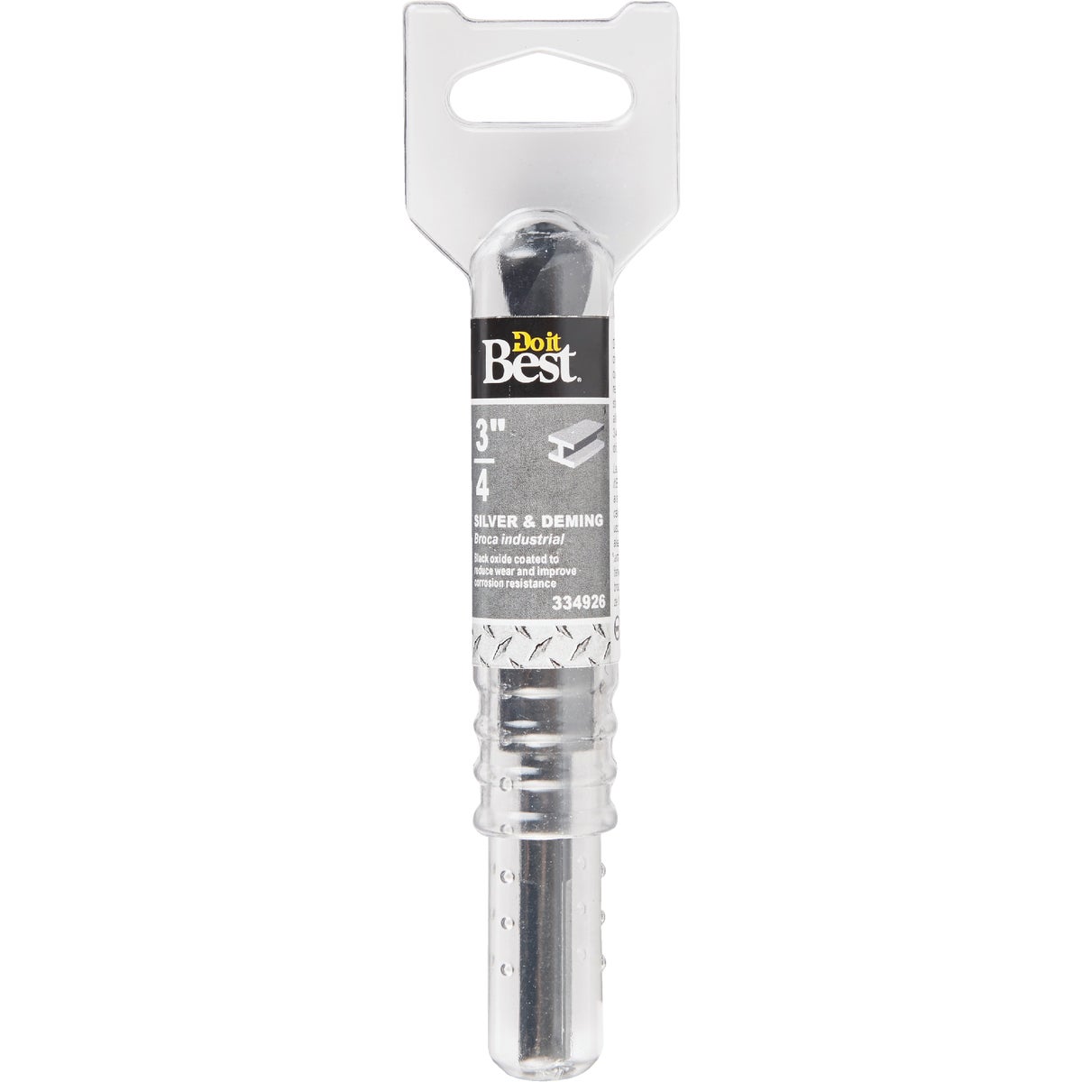 3/4 In. Black Oxide Silver & Deming Drill Bit - Heavy-duty Metal Twist