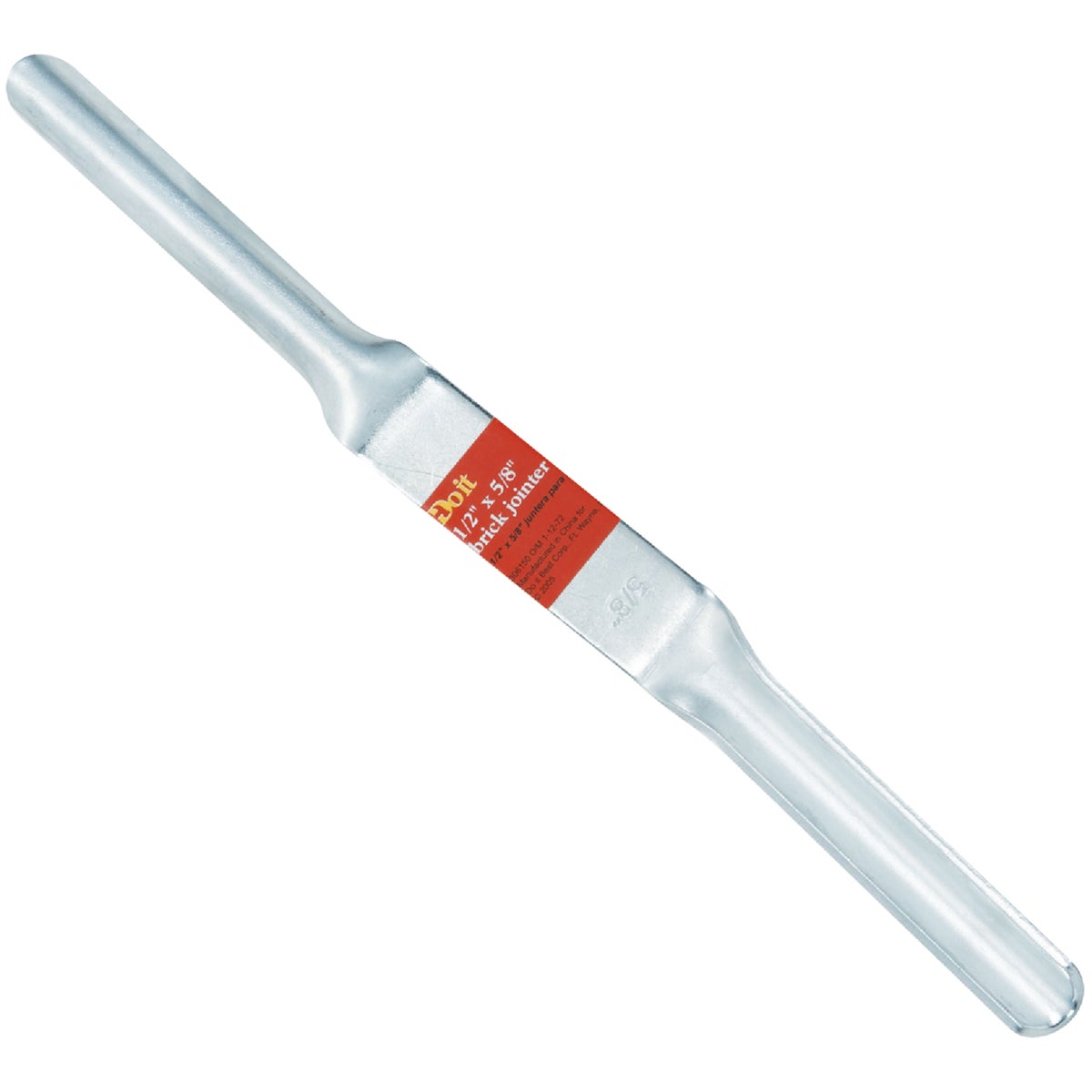 1/2 In. X 5/8 In. Durable Brick Jointer Tool For Mortar Joints