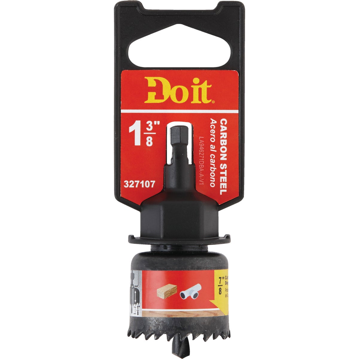 1-3/8 Inch Carbon Steel Hole Saw With Mandrel For Wood And Plastic
