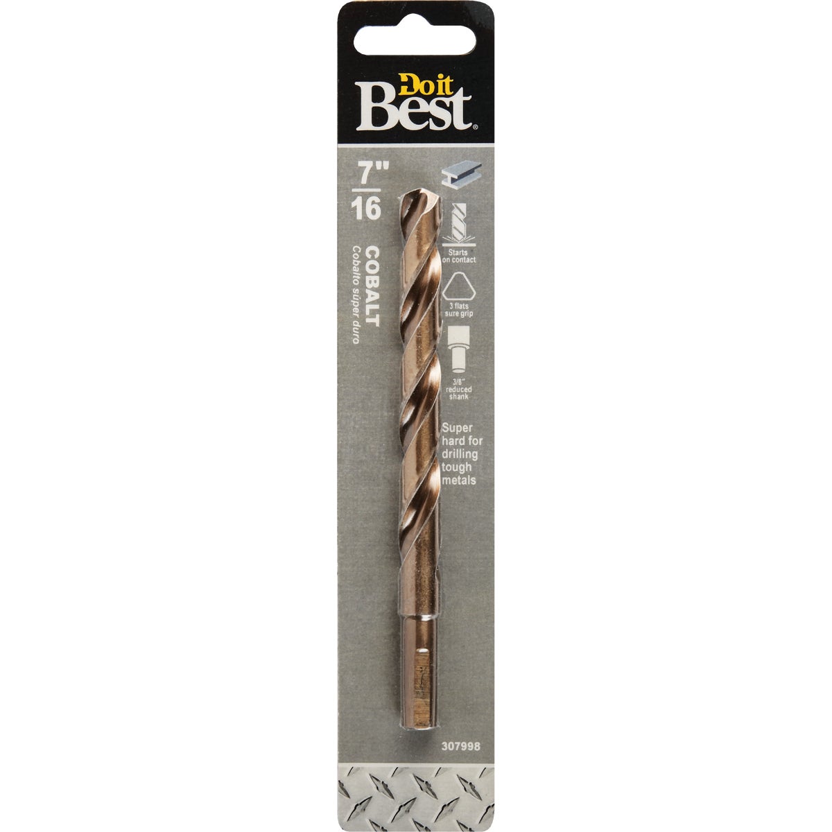7/16 Inch Cobalt Drill Bit - Industrial Quality For Hard Materials