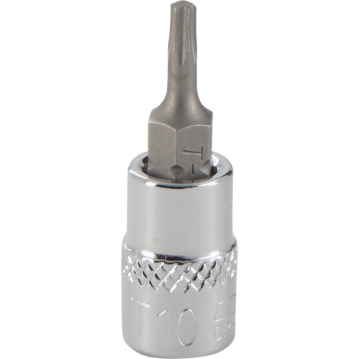 1/4 Inch Drive T10 6-point Torx Bit Socket - Chrome Vanadium Steel