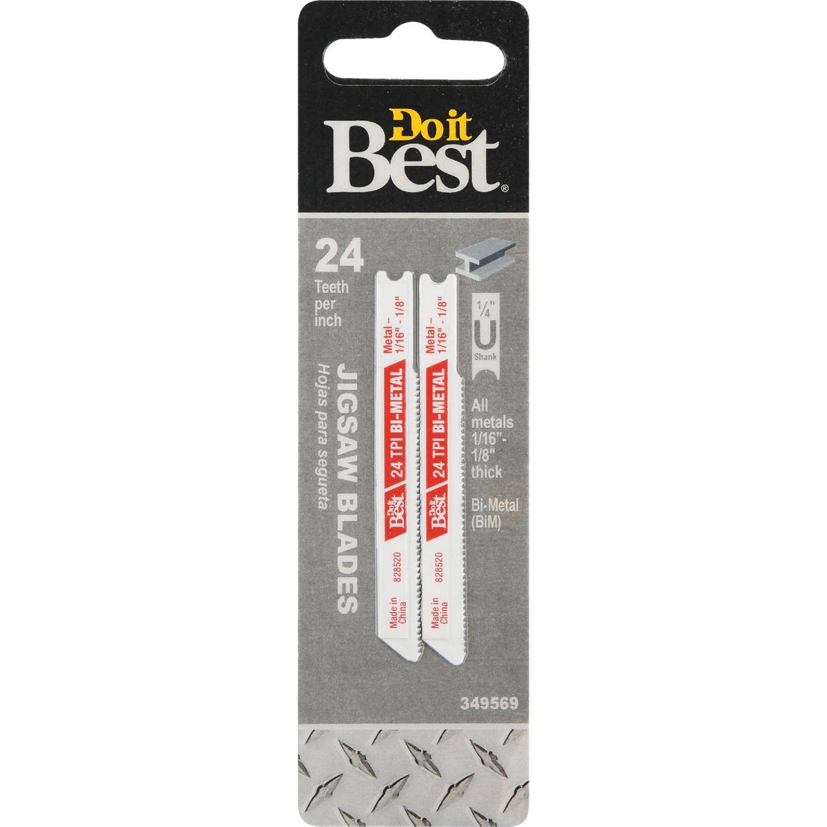 Do it Best 2-3/4 In. x 21 TPI U-Shank Bi-Metal Jig Saw Blade for Metal (2-Pack)