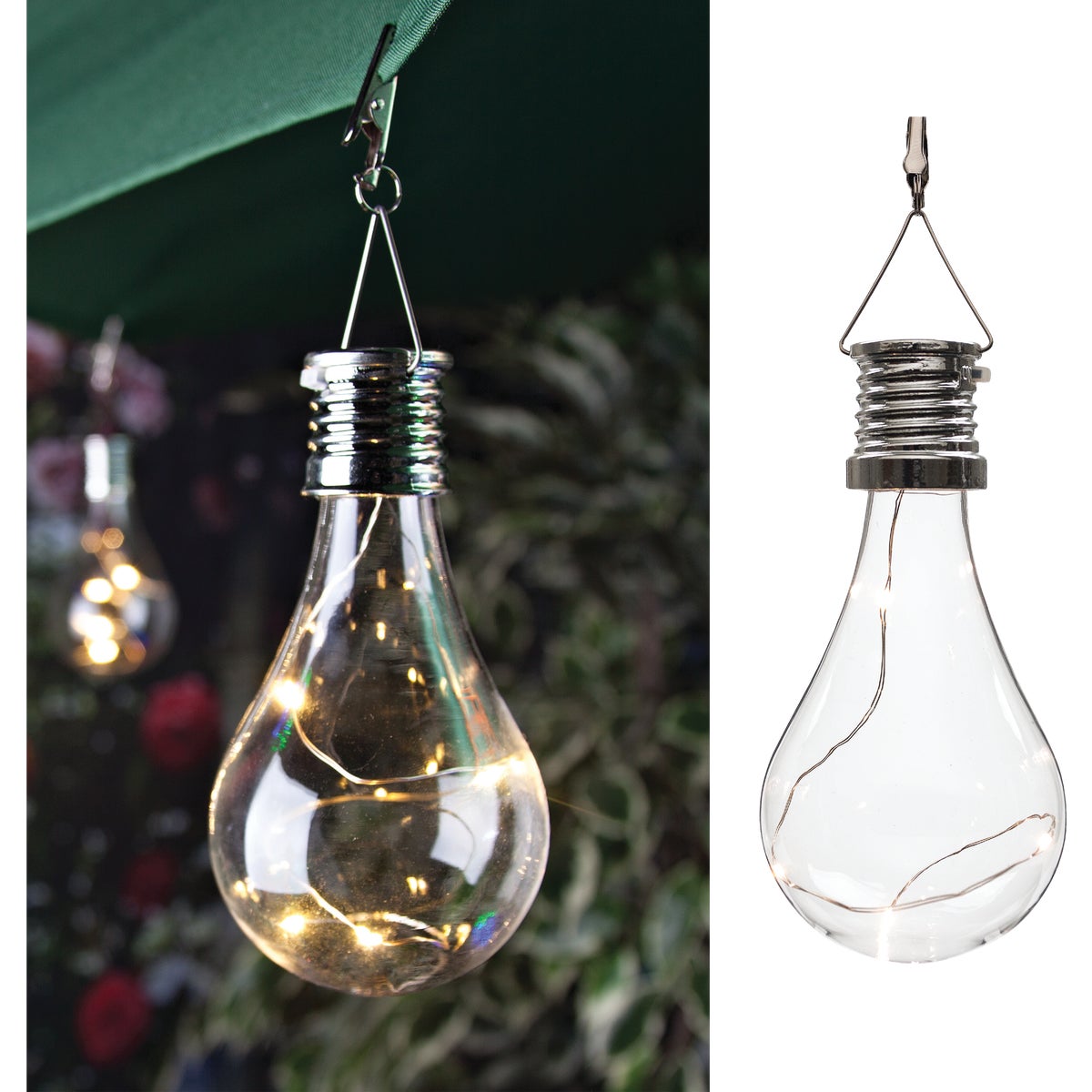 Everlasting Glow Edison Bulb Solar Light - Model 92964