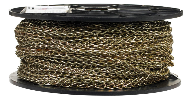 16 Inch Single Jack Brass Jack Chain 1/16 Inch Diameter X 200 Feet Length