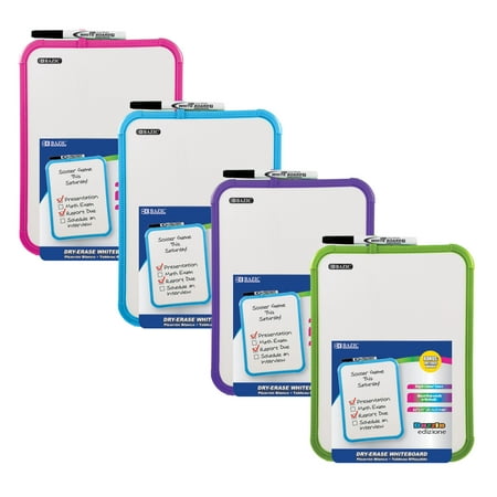 Dry Erase Lap Board & Marker - 8.5x11 Inch - Whiteboards