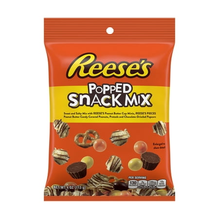 Popped Popcorn Snack Mix, 4 Ounces, Sweet And Salty Treat