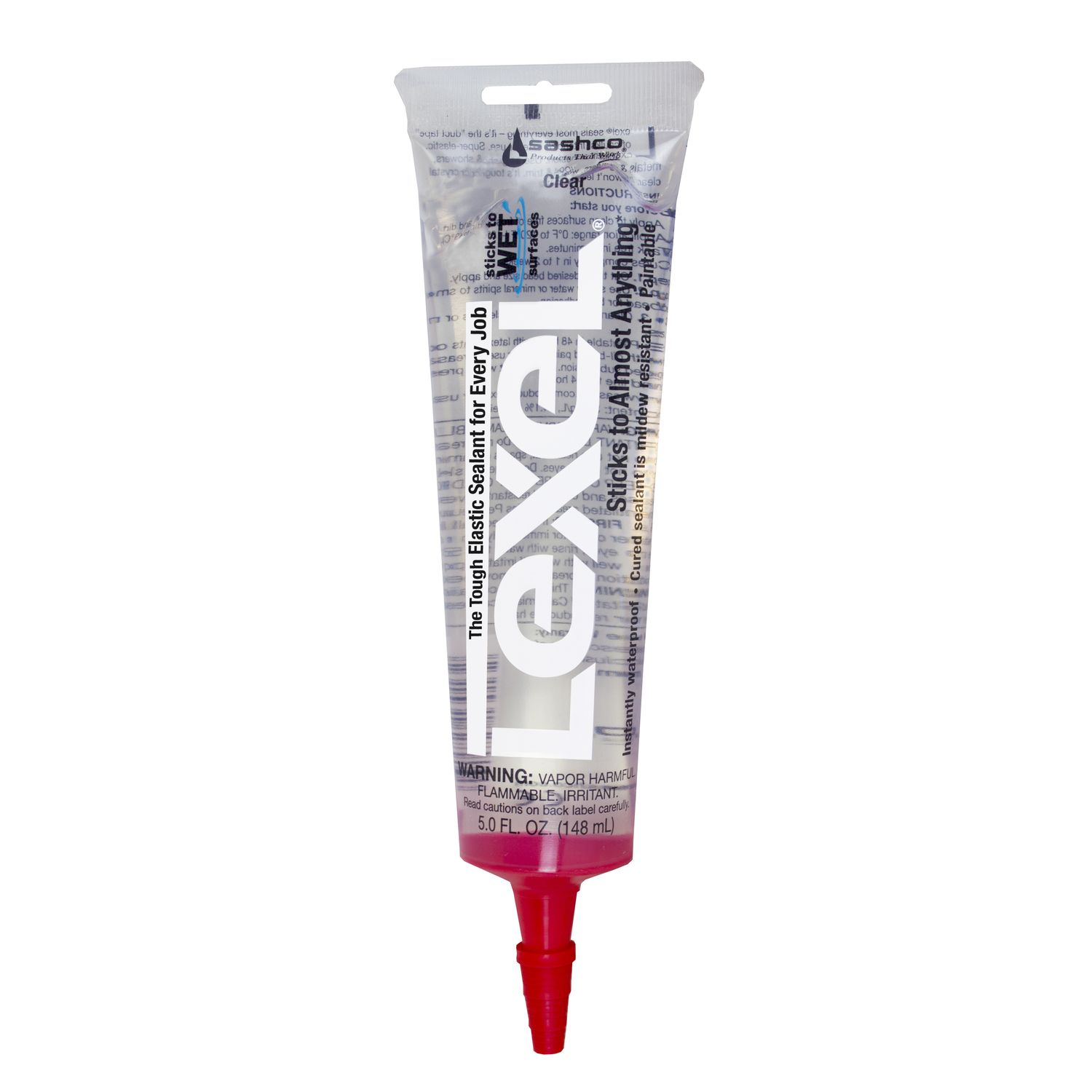Lexel 5 Oz. Clear Caulk Polymer Sealant - All Purpose, Paintable, Mildew Resistant