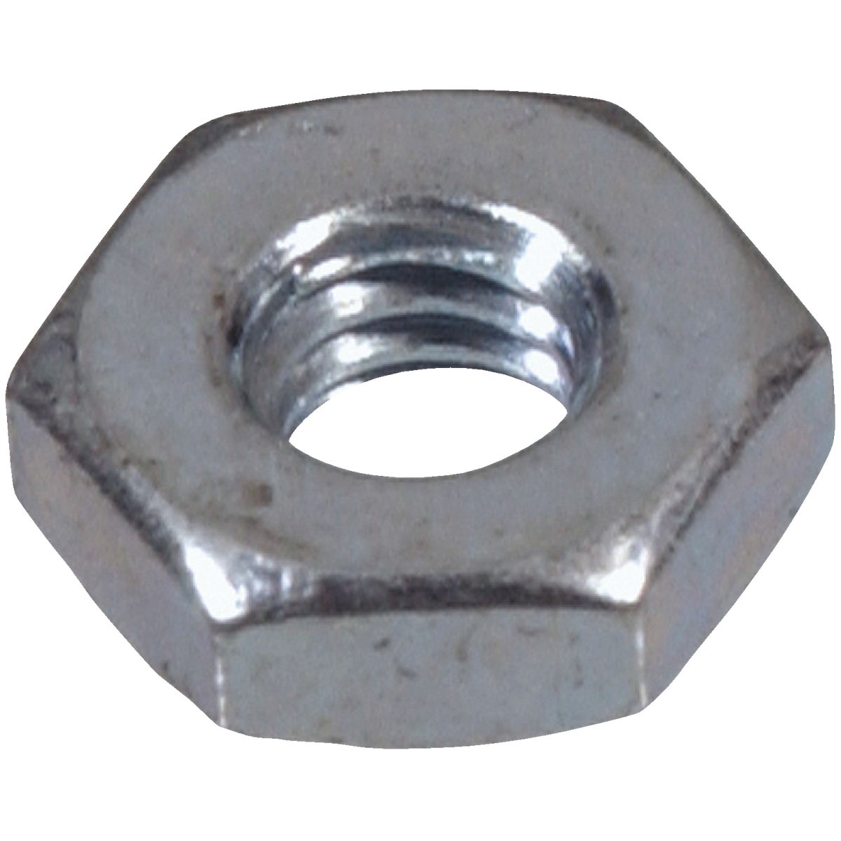 Hex Nut, Zinc-Plated Steel, 8-32, 100-Pk.