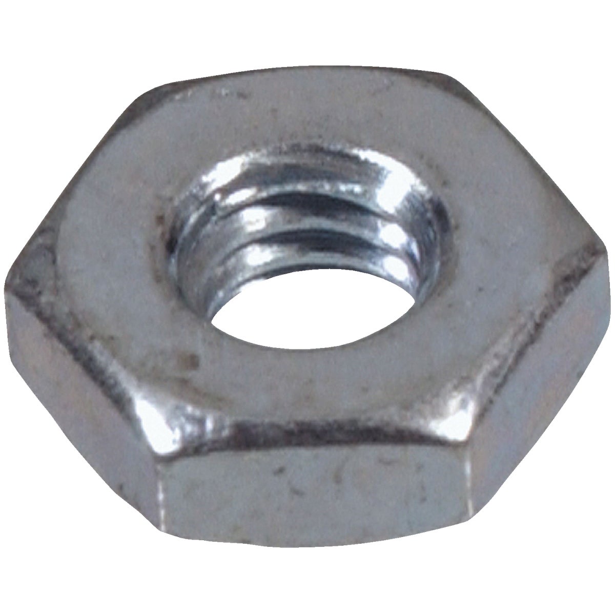 Hex Nuts, Zinc-Plated Steel, 6-32, 100-Pk.
