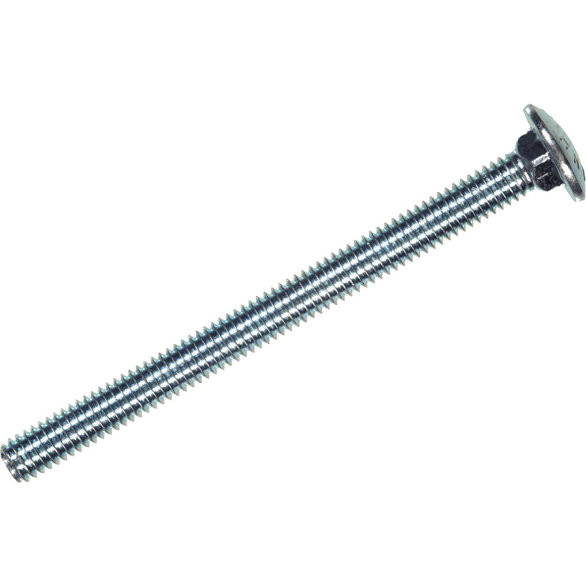 Carriage Bolt, Zinc-Plated Steel, 5/16-18 x 5 In., 50-Pk.
