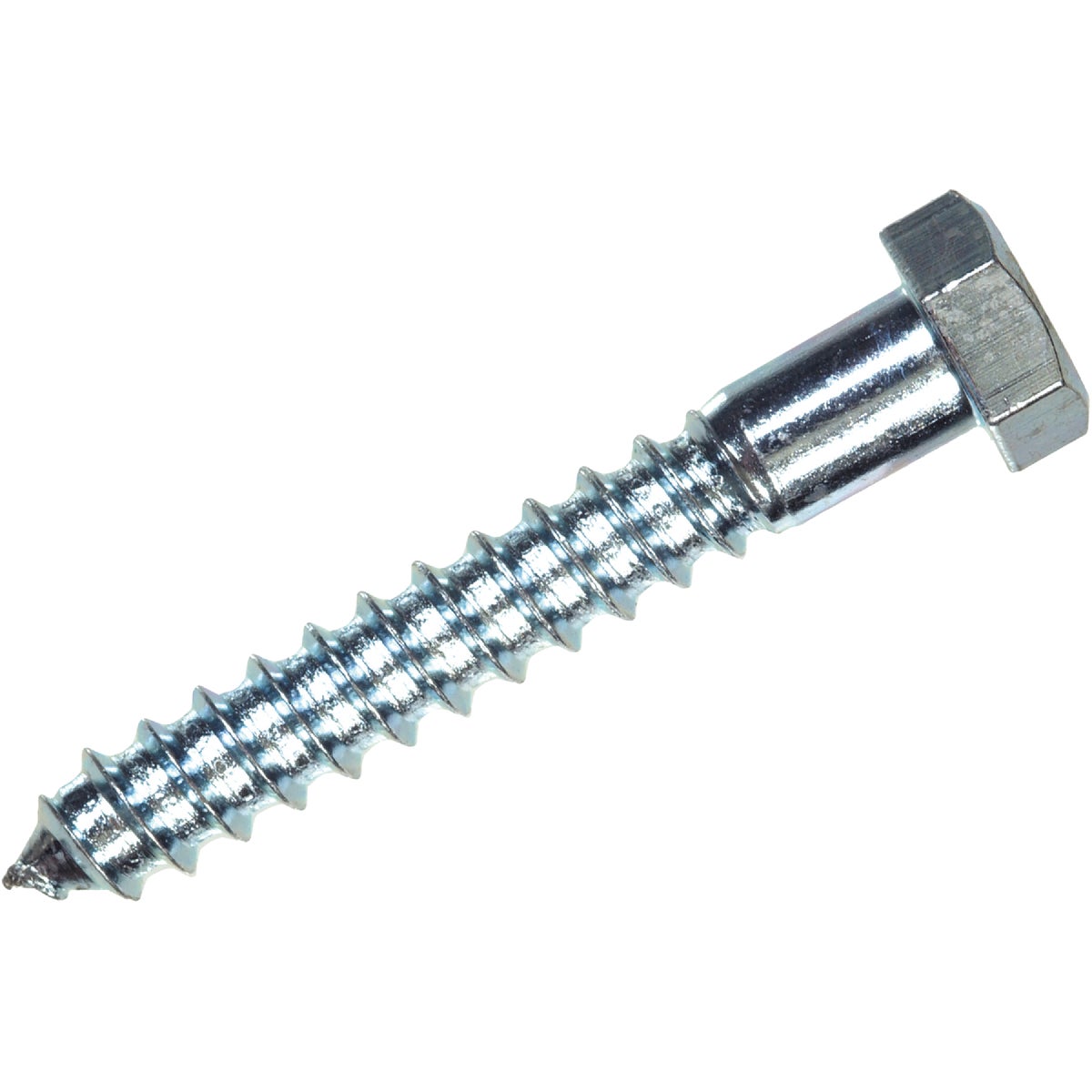 Hex-Head Lag Bolt, .25 x 1 In., 100-Ct.